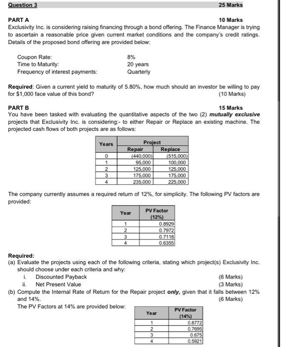 on a continuing case study of Exclusivity Inc. The following financial statements