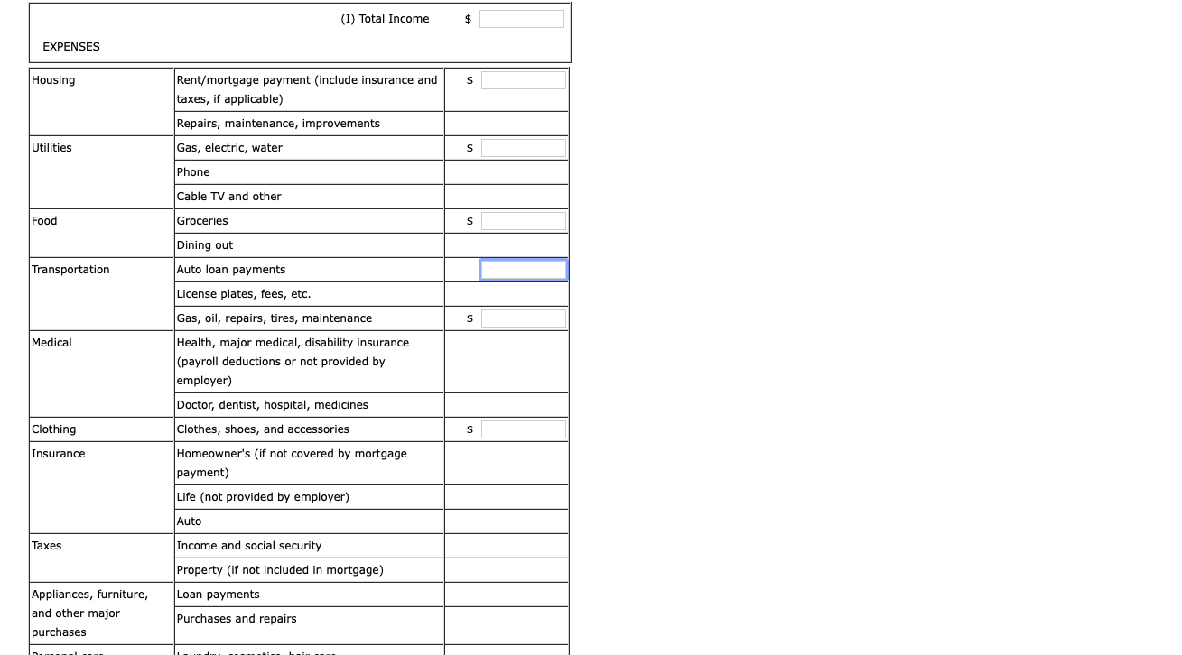 and expense statement for the year ending December 31, 2020. Robyn works
