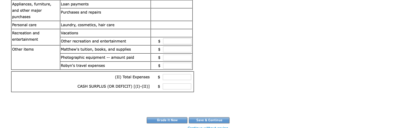 full time while Matthew is finishing up graduate school. They have put
