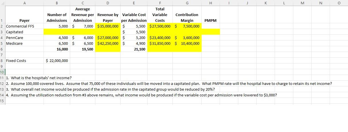  The yellow boxes need to be filled in. I've filled in