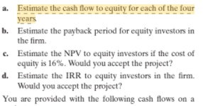 with the projected income statements for a project Year Revenues $10,000 $11,000