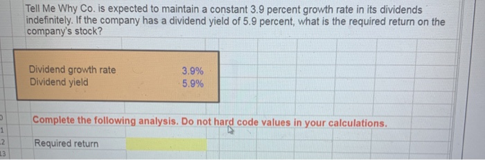 to maintain a growth rate of 4.5 percent forever. The stock currently