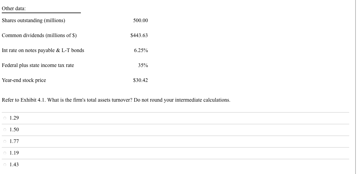 for Koski Inc. Note that the firm has no amortization charges, it