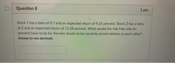 information on Stocks A, B, C and their returns (in decimals) in