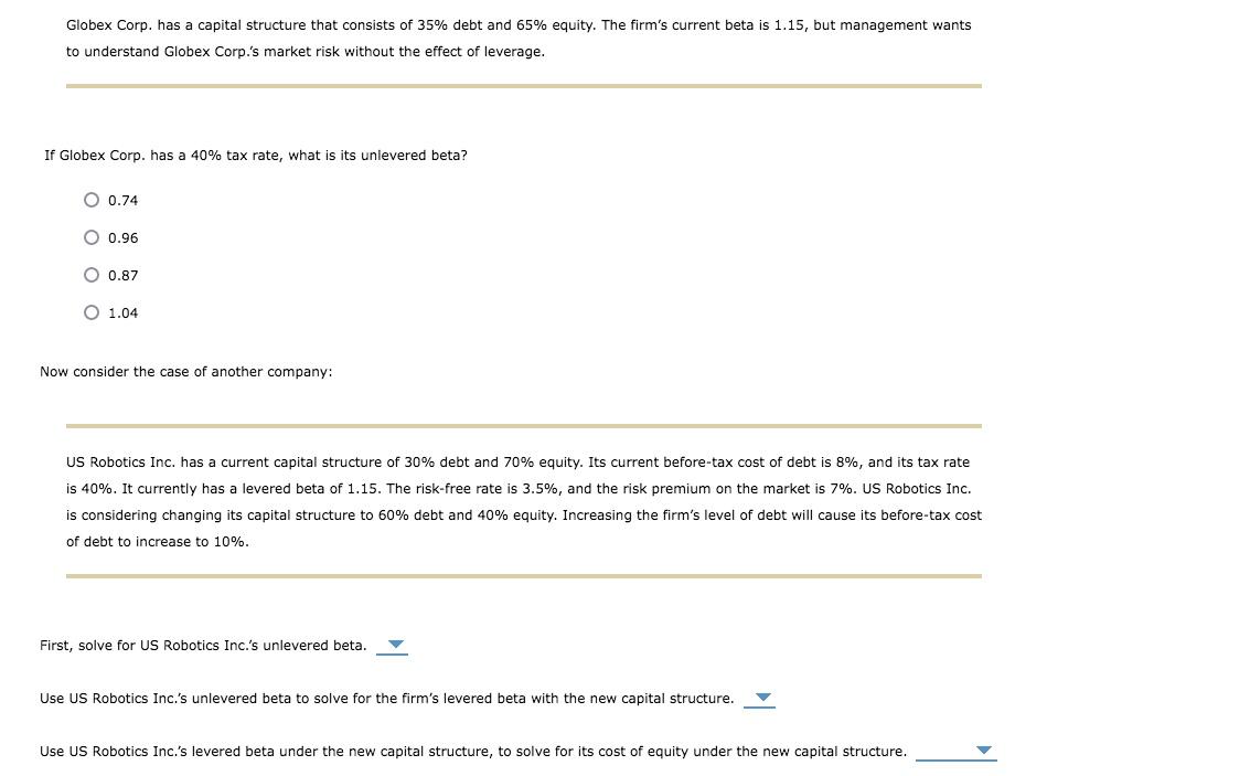 Review this situation: Transworld Consortium Corp. is trying to identify its optimal
