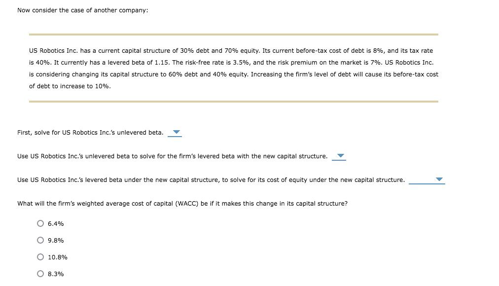 capital structure. Transworld Consortium Corp. has gathered the following financial information to