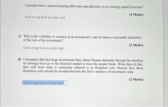 Marks) Click or tap here to enter text. b) After the covid-19