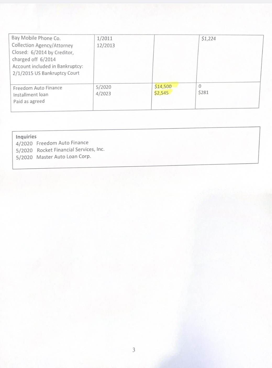  Steps for SAMPLE CREDIT REPORT Report date: 5/22/2023 Reference no.109876543 1
