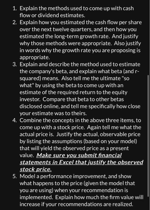 what shoukd I do for McKesson 1. Explain the methods used to