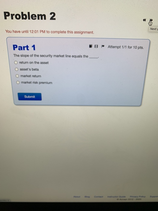 Attempt 1/1 for 10 pts. Part 1 Diversification works if Othere are