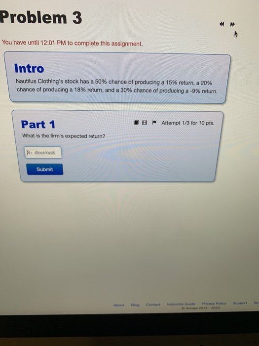 many assets in a portfolio O assets are perfectly correlated assets are