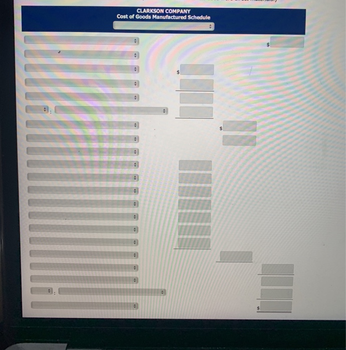 from the records of Clarkson Company for the fiscal year ended June