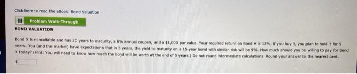 VALUATION Madsen Motors's bonds have 23 years remaining to maturity, Interest is