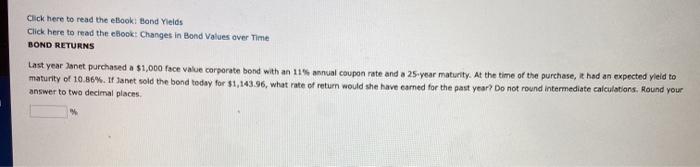 paid annually, they have a $1,000 par value; the coupon Interest rate