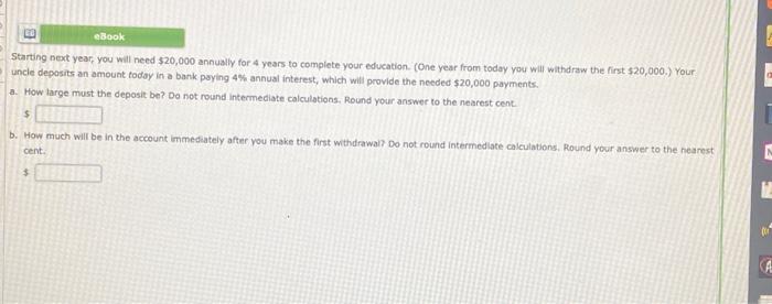 from now. She can save $11,000 per year, and you advise her