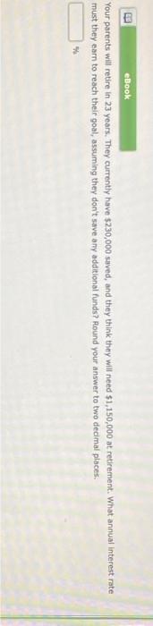 to invest it in the stock market, which you expect to provide