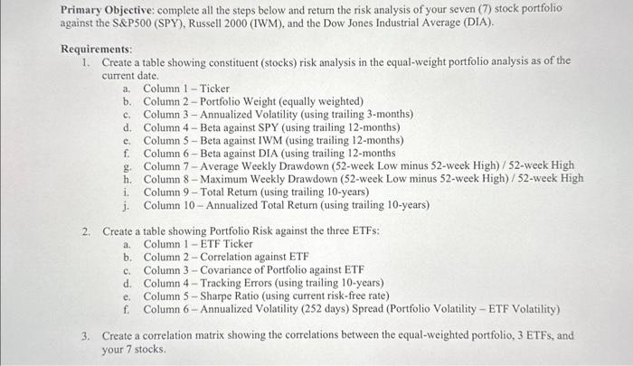 Please. I need desperate help with this project. Mainly number 3 is
