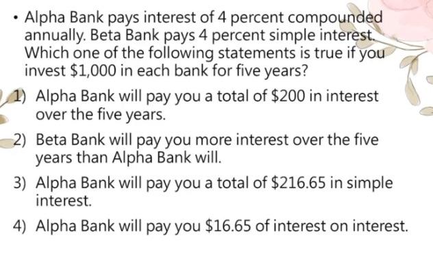 please answer it manually, don't use table. Thank you - Alpha Bank