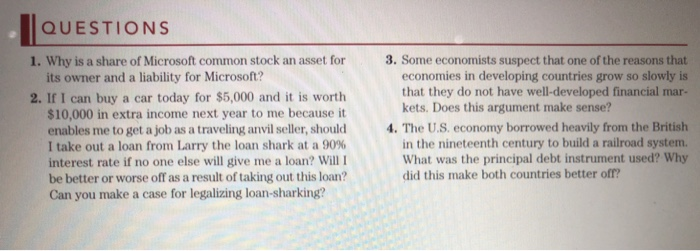  chapter 2: ANSWER THE FOLLOWING QUESTIONS QUESTIONS 1. Why is a