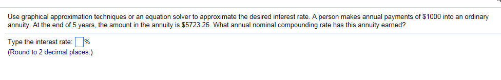  Use graphical approximation techniques or an equation solver to approximate the