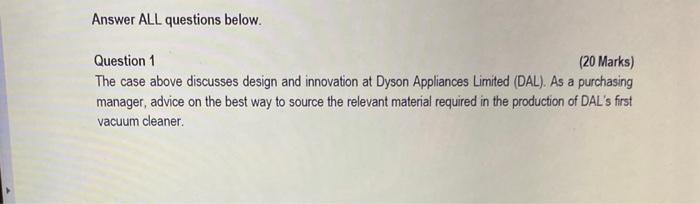 please assist with the below question Question 1 (20 Marks) The case