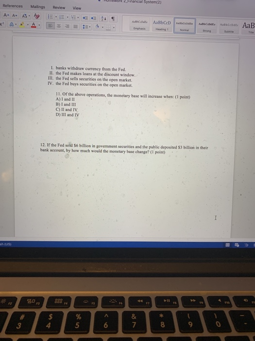  HOMEWORK 2 Financial System(2) References A- A A Mailings A Review