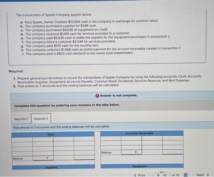 can someone help me with this hwk problem asap please? The transactions