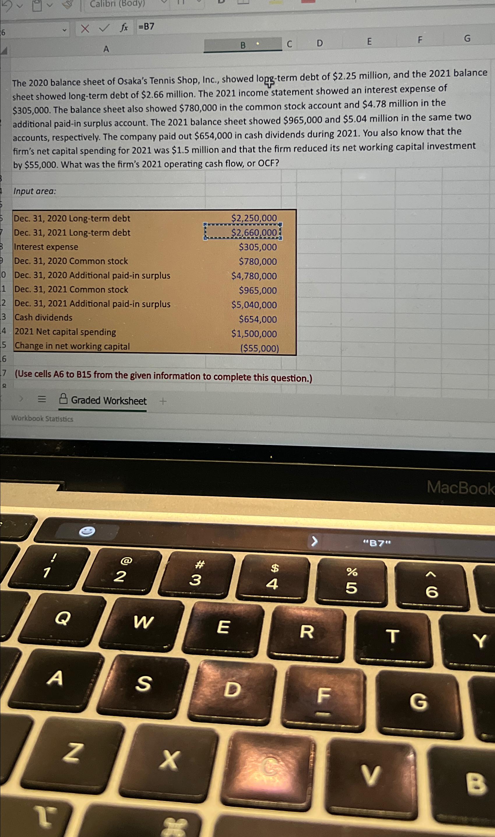  Calibri (Body)\ f_(x)=B7\ A\ B C\ D\ E\ F\ G\ The