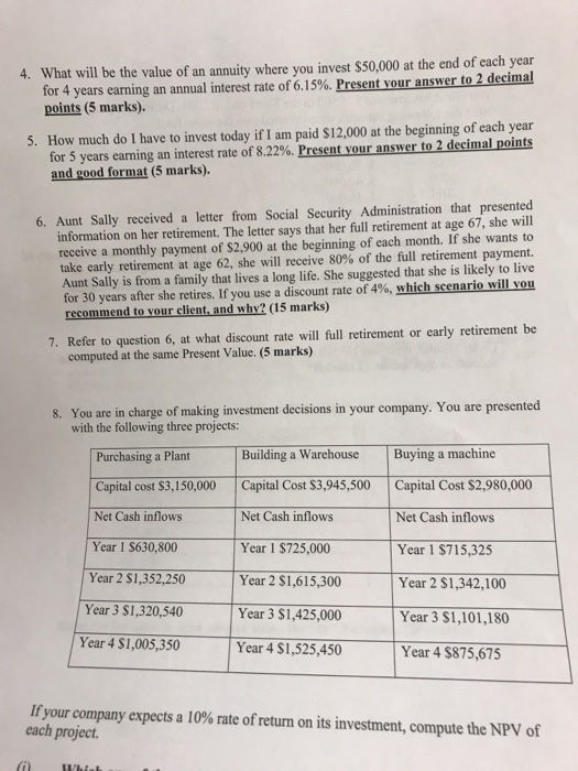  Please help with questions #4 and #5 4. What will be