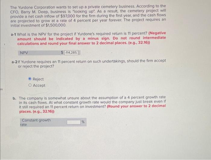 b of this question. Consider the following two mutually exclusive projects. Whichever