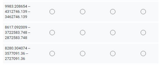 15 points values. Match the answer with the given item. Loan $