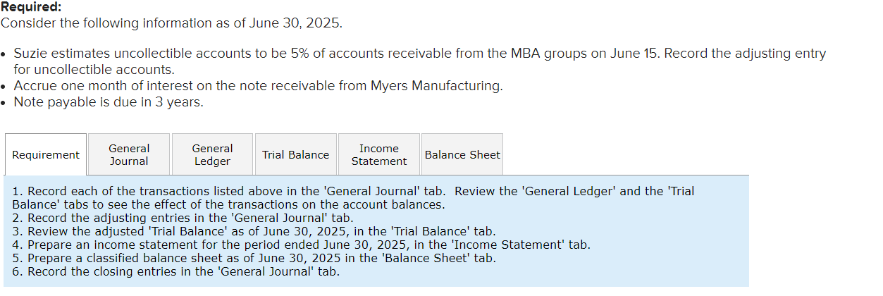 sheet. Journal Entries Including acrument of one month's interest on notes receivable,