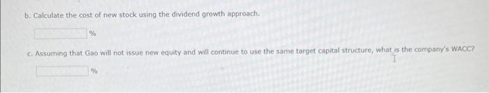 a Model.xlsx. The stock of Computing sells for $70, and last year's