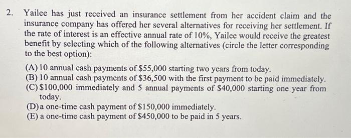  PLEASE NO EXCEL PROCEDURE. I PREFER IT ON PAPER. THANKS FOR