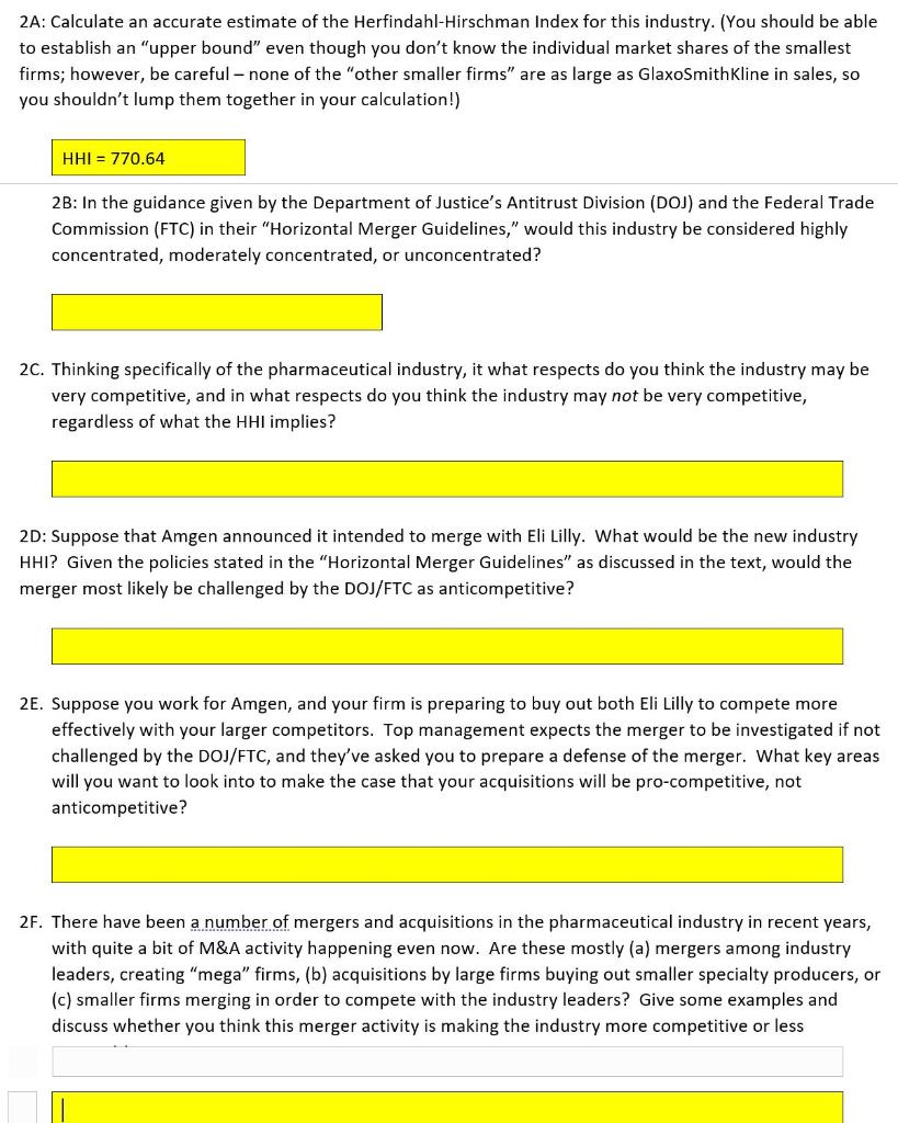 on the computation of the Herfindahl-Hirschman Index and the section on firm