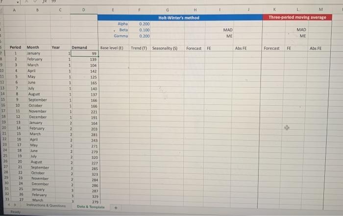  On the "data and template" tab I am required to show