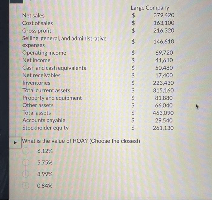 Please show all work and final answer. What is the value of