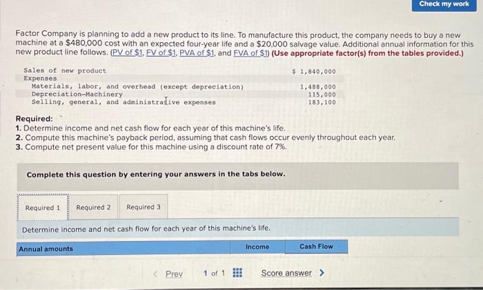  Answer is complete but not entirely correct. Complete this question by