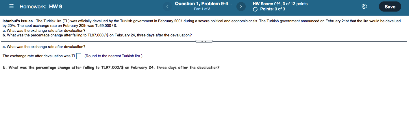 = Homework: HW 9 Question 1, Problem 9-4... Part 1 of