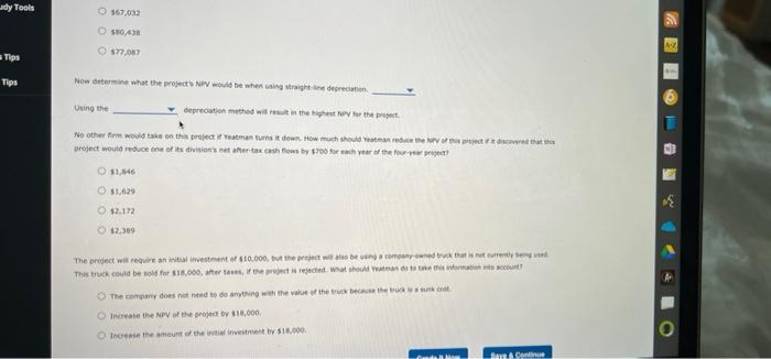 investment that will have the following sales, vartate costs and fixed operating