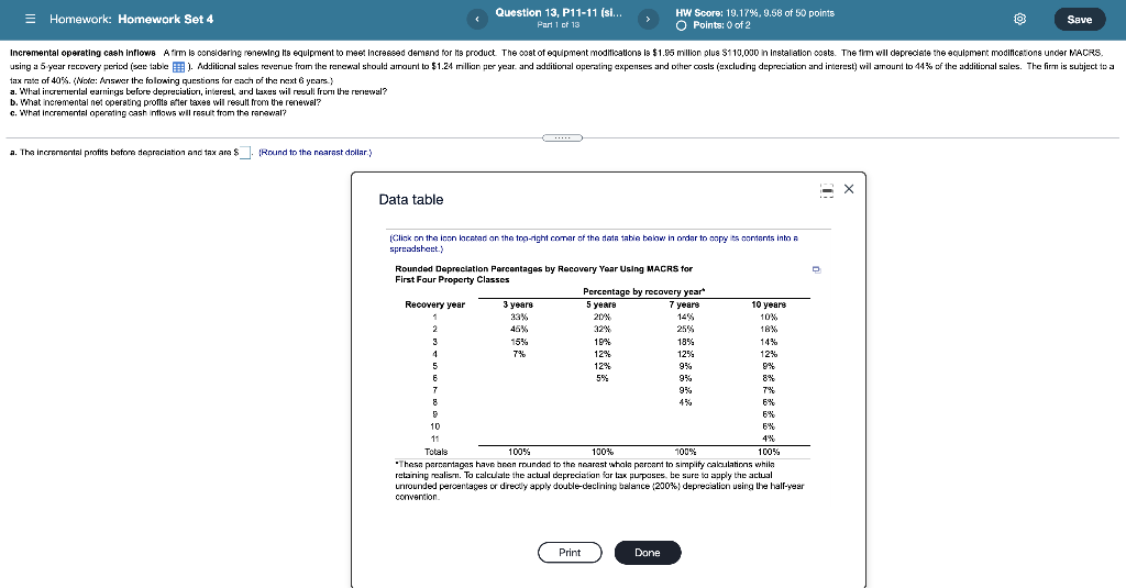 = Homework: Homework Set 4 Question 13, P11-11 (si... Part 1