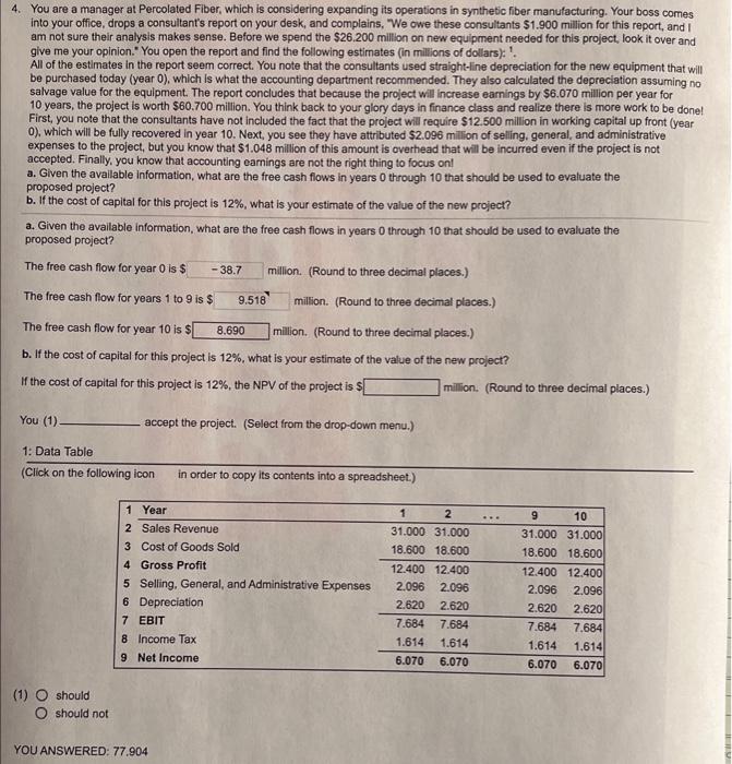 need quickly will like!!! into your office, drops a consultant's report on