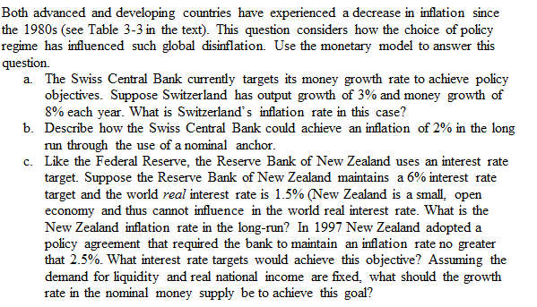 Both advanced and developing countries have experienced a decrease in inflation