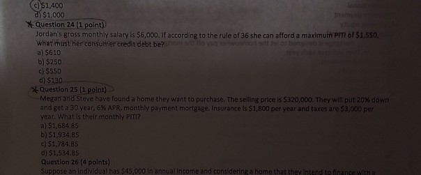 3 (1 point) You have just agreed on the final price for