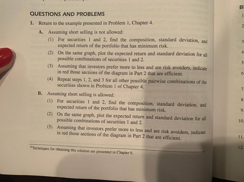 A and B only do parts 1 (9 points), 2 (6 points),