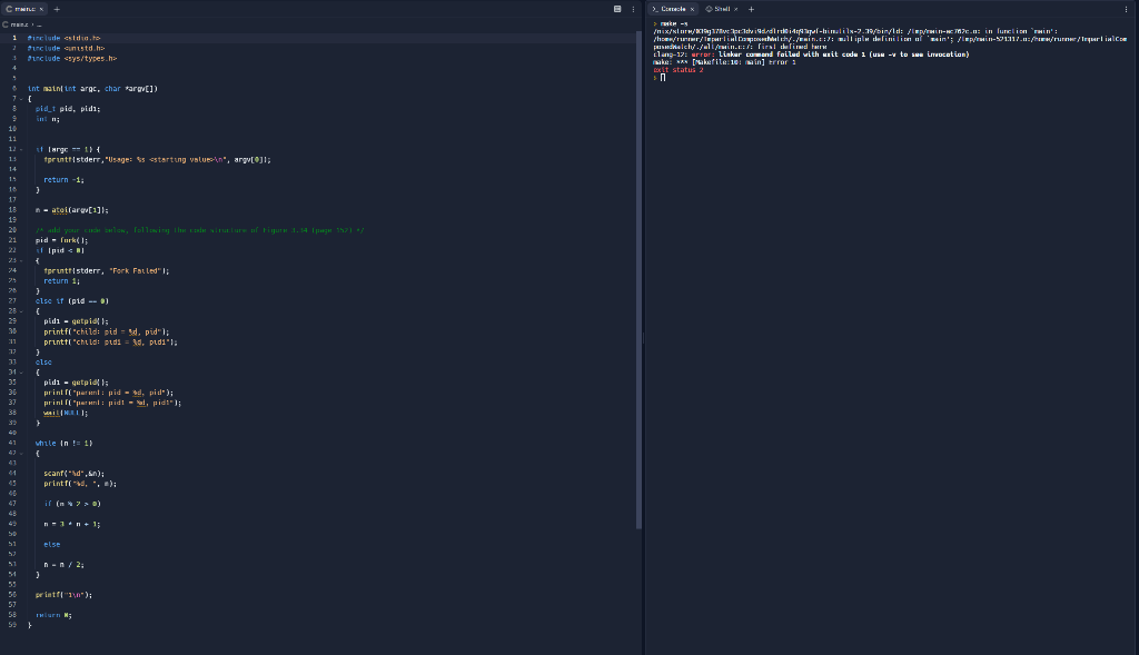 Can you see what i did wrong with my code: code- #include