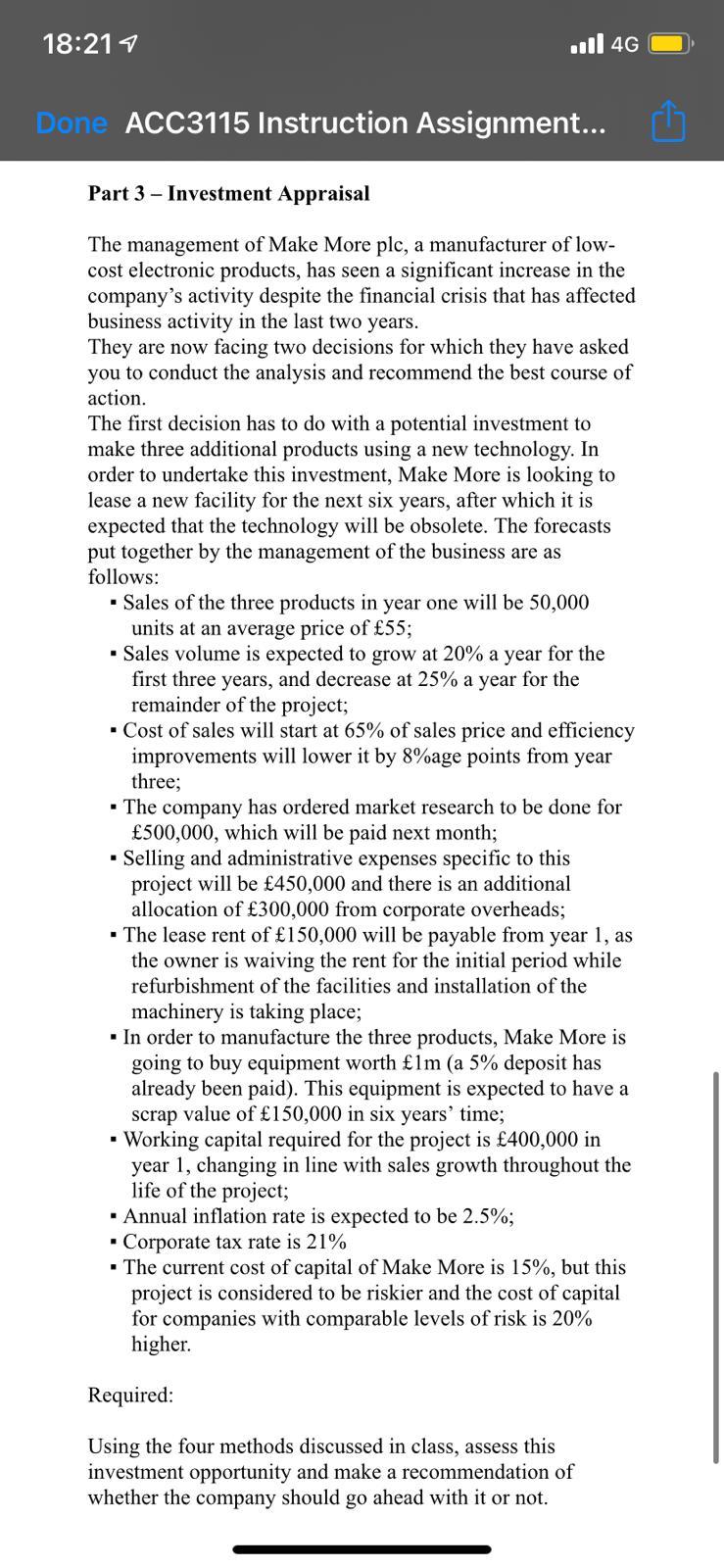 please solve it ASAP with all requirements 1) there is four