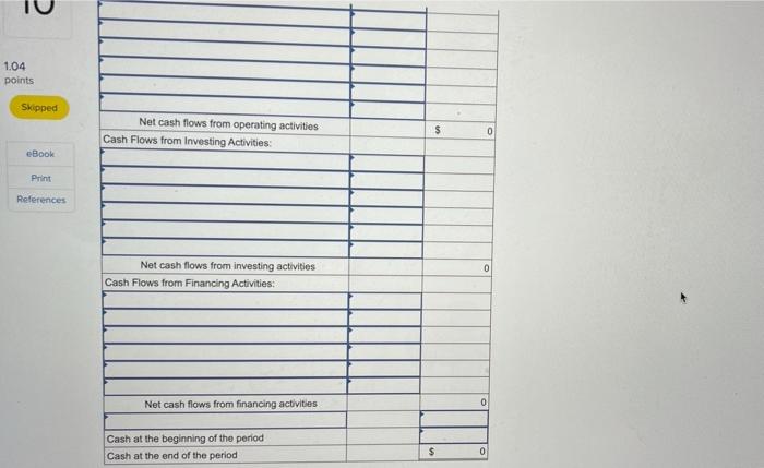 the transaction is a cash inflow or cash outflow, or has no