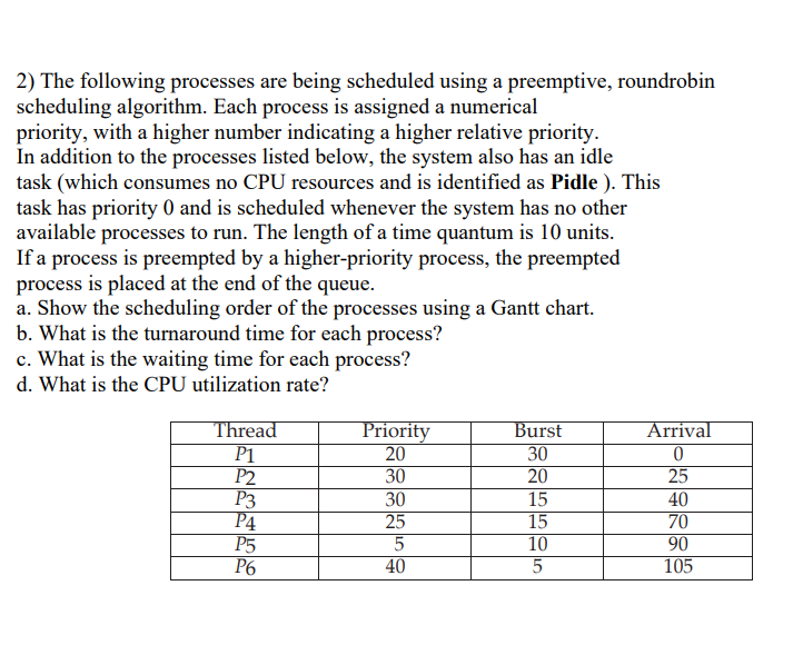  Please describe each part and write a clear answer to each
