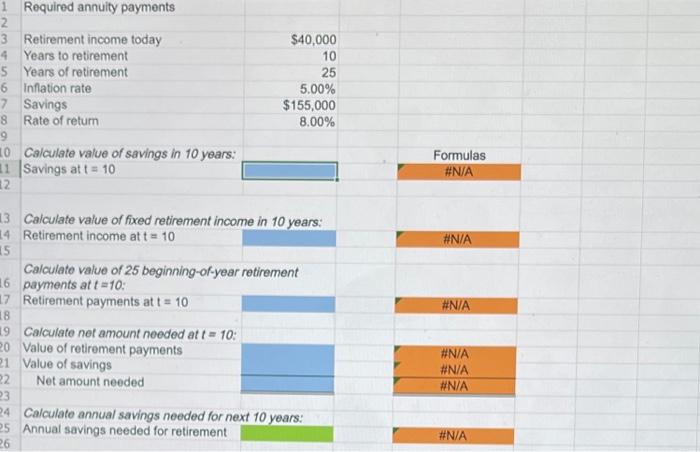 50 years old and will retire in 10 years. He expects to
